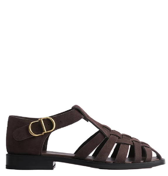  Dép Dior Al Mare Fisherman Sandal 'Deep Brown' 