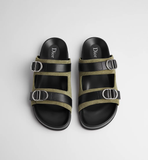  Dép Dior Aqua Sandal 'Khaki Suede' 