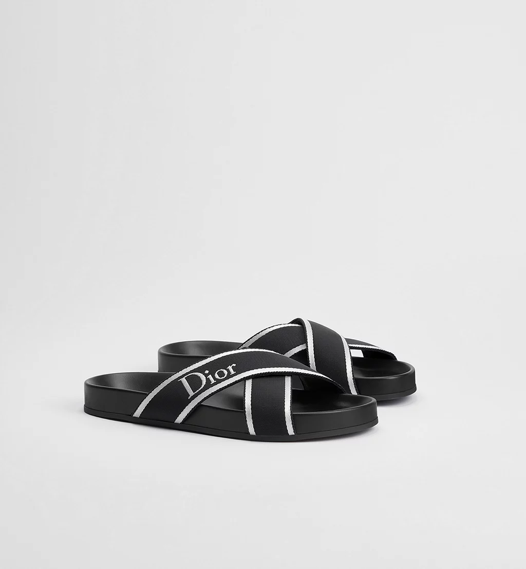  Dép Dior Dioriviera Dior Aqua Sandal 'Black' 