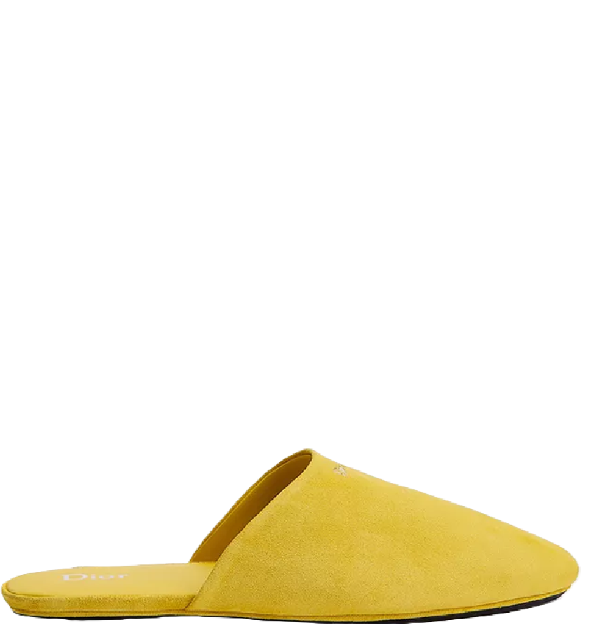  Dép Dior InDior Mule 'Yellow Suede' 