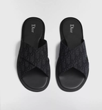  Dép Dior Rivage Sandal 'Black' 
