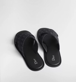  Dép Dior Rivage Sandal 'Black' 