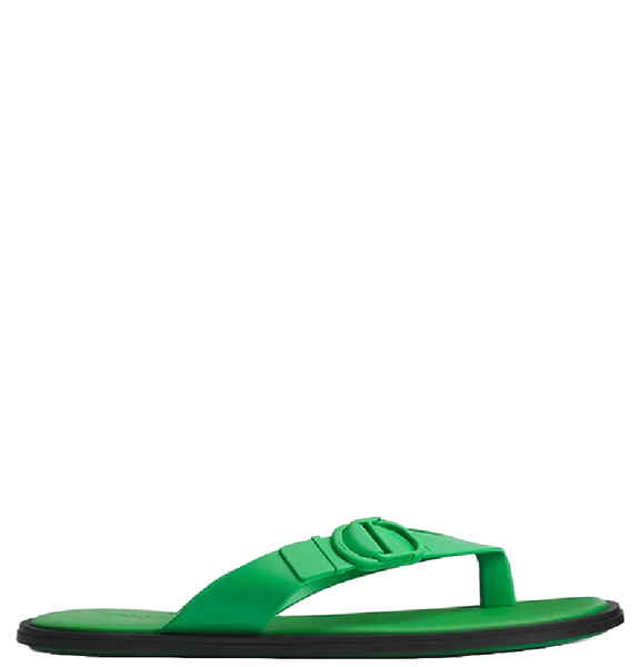  Dép Dior Rivage Thong Sandal 'Green Rubber' 