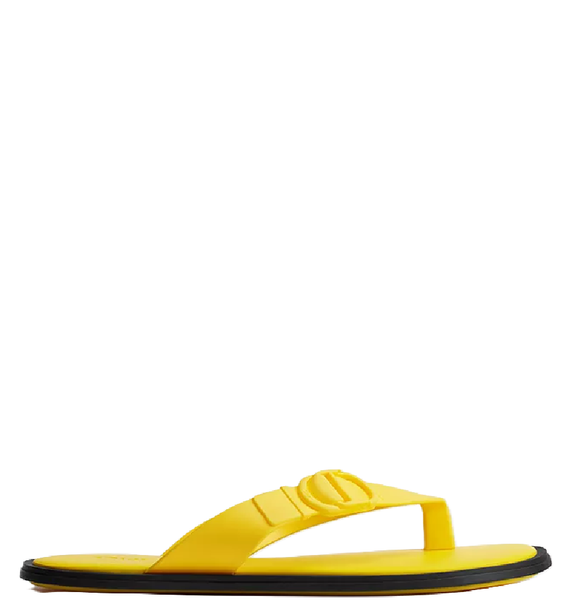  Dép Dior Rivage Thong Sandal 'Yellow Rubber' 