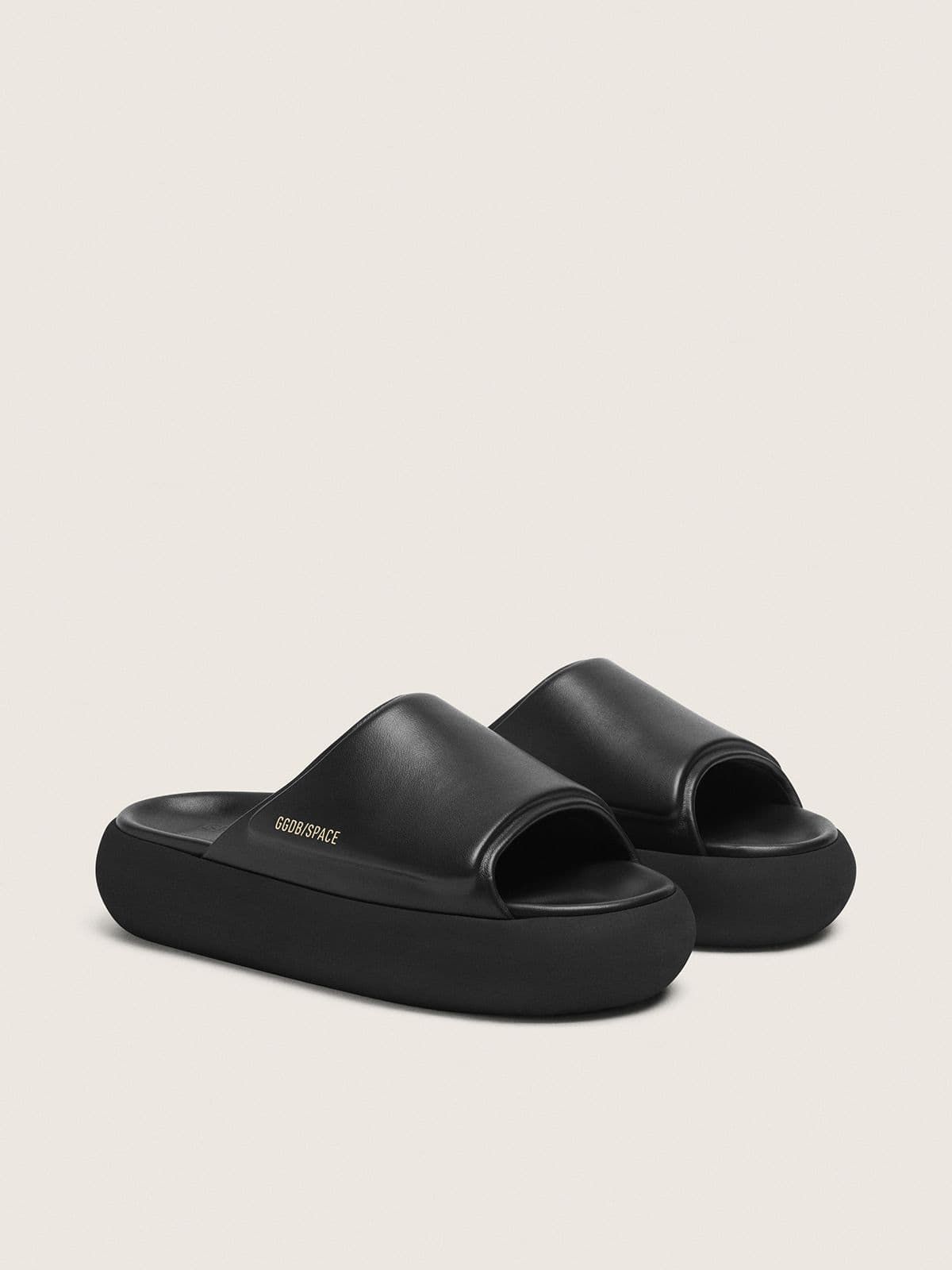  Dép Golden Goose Space-Star Slip-ons 'Black' 