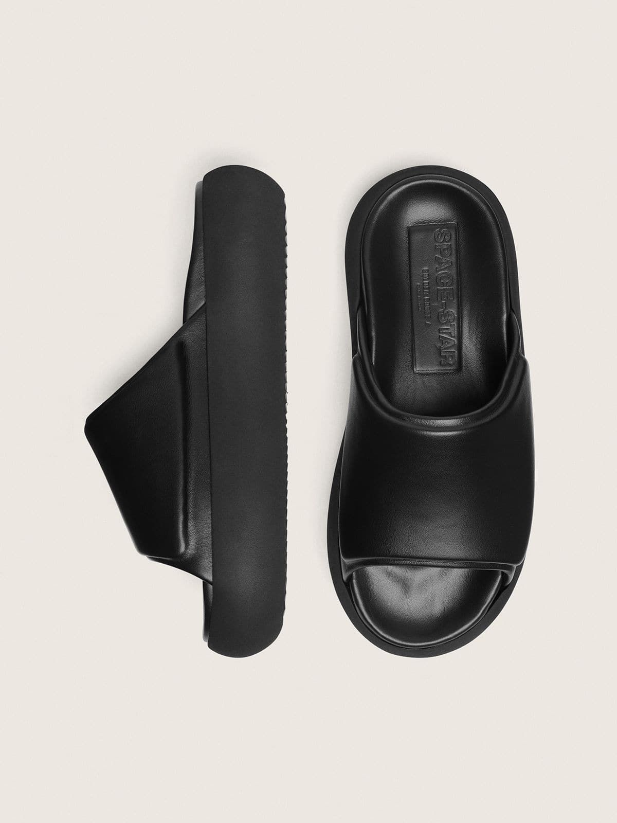  Dép Golden Goose Space-Star Slip-ons 'Black' 