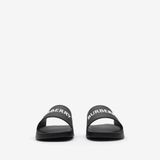  Dép Nam Burberry Logo Slides 'Black' 