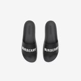  Dép Nam Burberry Logo Slides 'Black' 