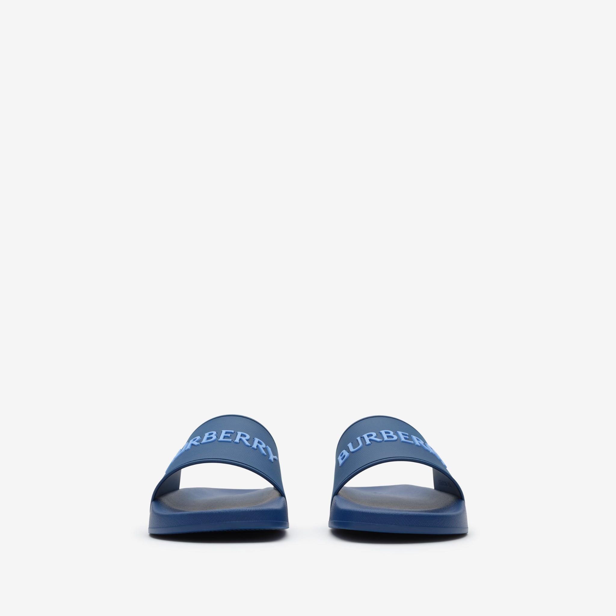  Dép Nam Burberry Logo Slides 'Blue' 