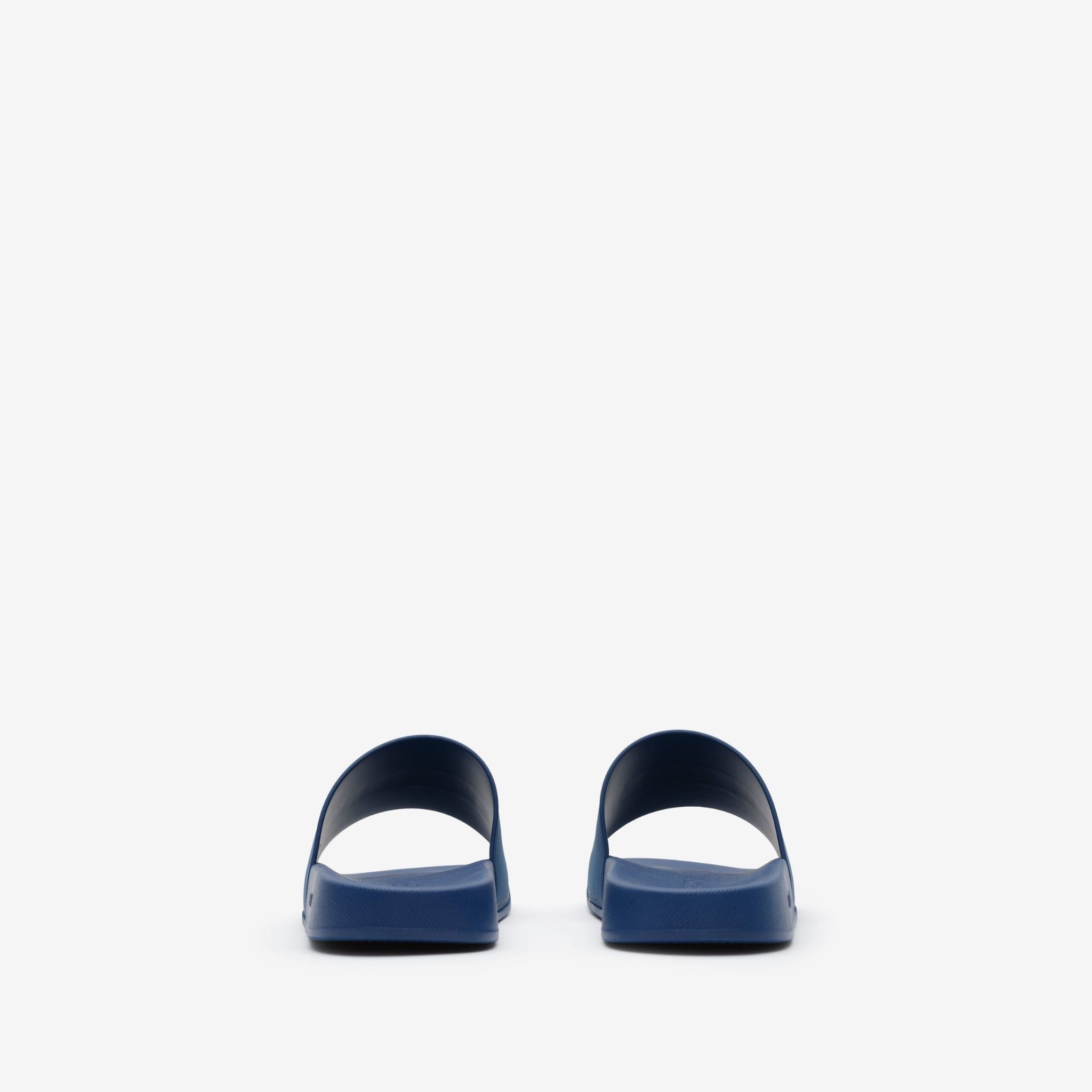  Dép Nam Burberry Logo Slides 'Blue' 