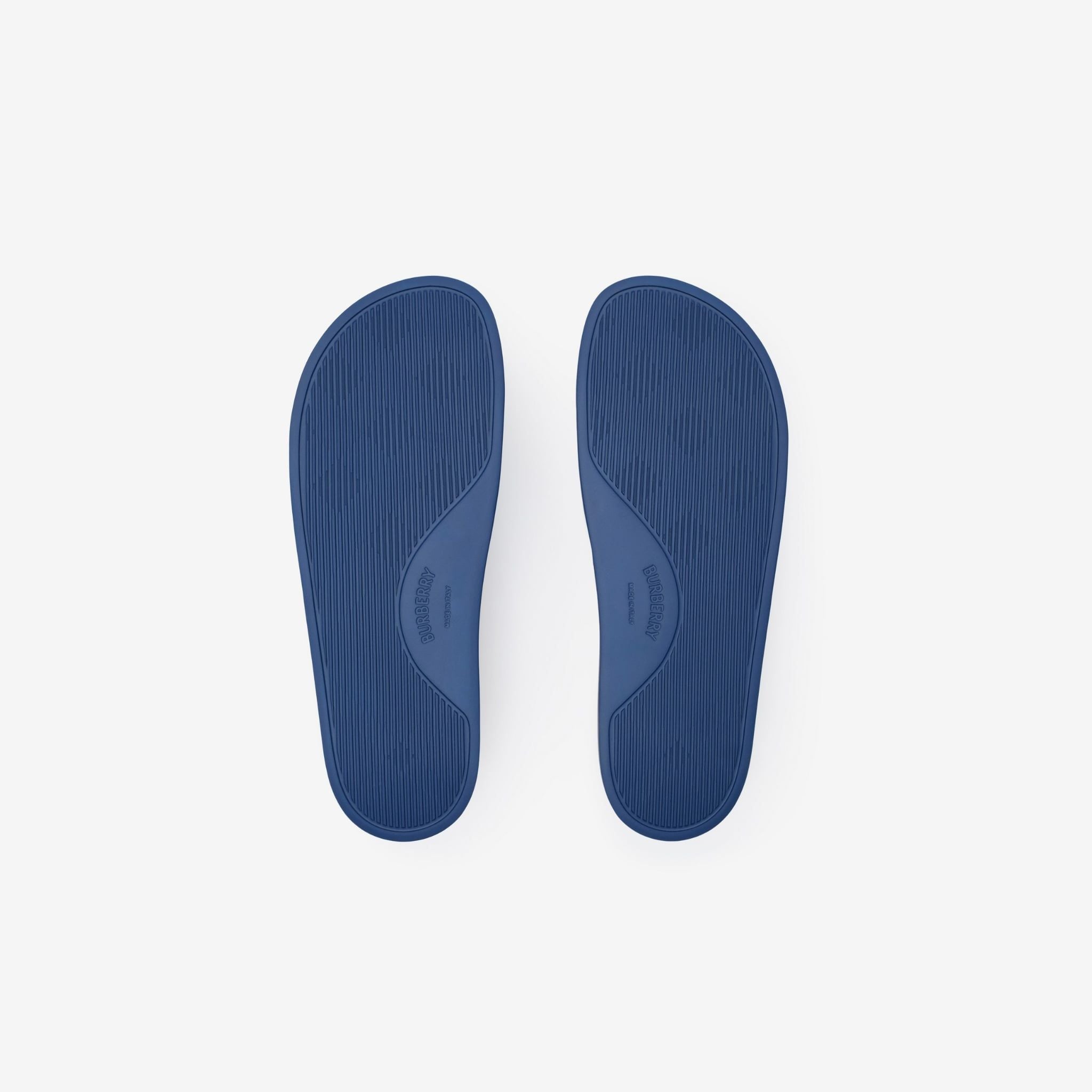  Dép Nam Burberry Logo Slides 'Blue' 