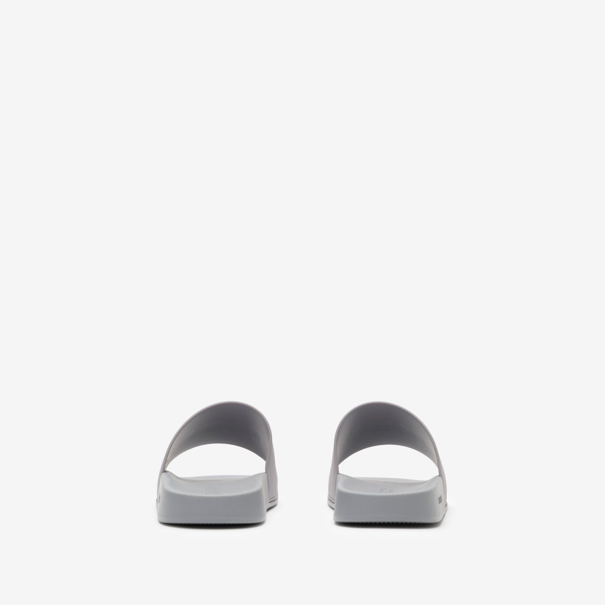  Dép Nam Burberry Logo Slides 'Grey' 