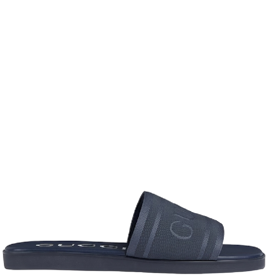  Dép Nam Gucci Sandal Tonal Logo 'Blue' 