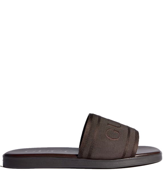  Dép Nam Gucci Slide Sandal 'Brown' 