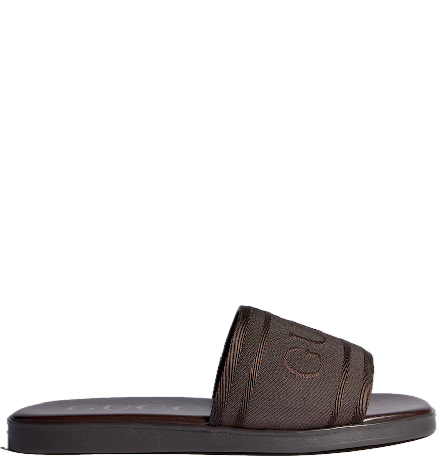  Dép Nam Gucci Slide Sandal 'Brown' 