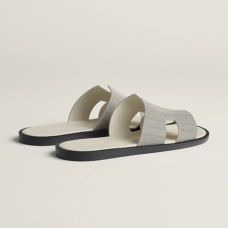  Dép Nam Hermes Izmir Sandals 'Ivory' 