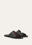  Dép Nam Loro Piana Pilat Plain Walk Sandal 'Black' 