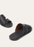  Dép Nam Loro Piana Pilat Plain Walk Sandal 'Black' 