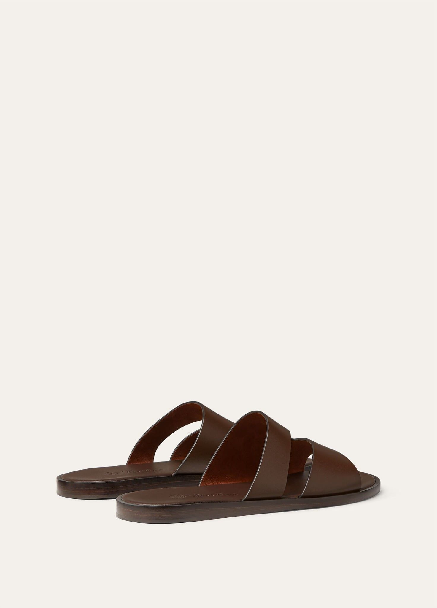  Dép Nam Loro Piana Pilat Plain Walk Sandal 'Moka' 
