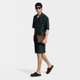  Dép Nam Louis Vuitton LV Easy Mules 'Brown' 
