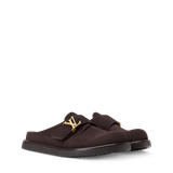  Dép Nam Louis Vuitton LV Easy Mules 'Brown' 