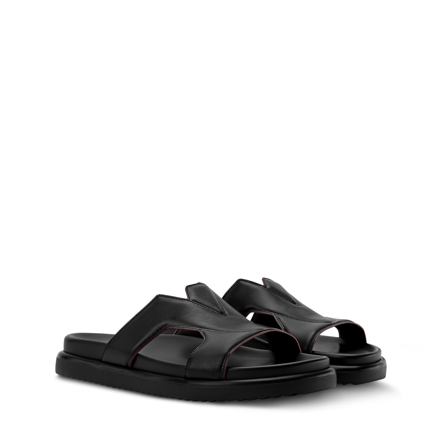  Dép Nam Louis Vuitton LV Oasis Mules 'Black' 