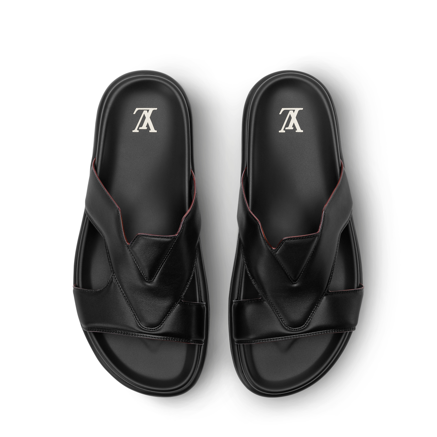  Dép Nam Louis Vuitton LV Oasis Mules 'Black' 