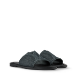 Dép Nam Louis Vuitton LV Portofino Mules 'Black' 