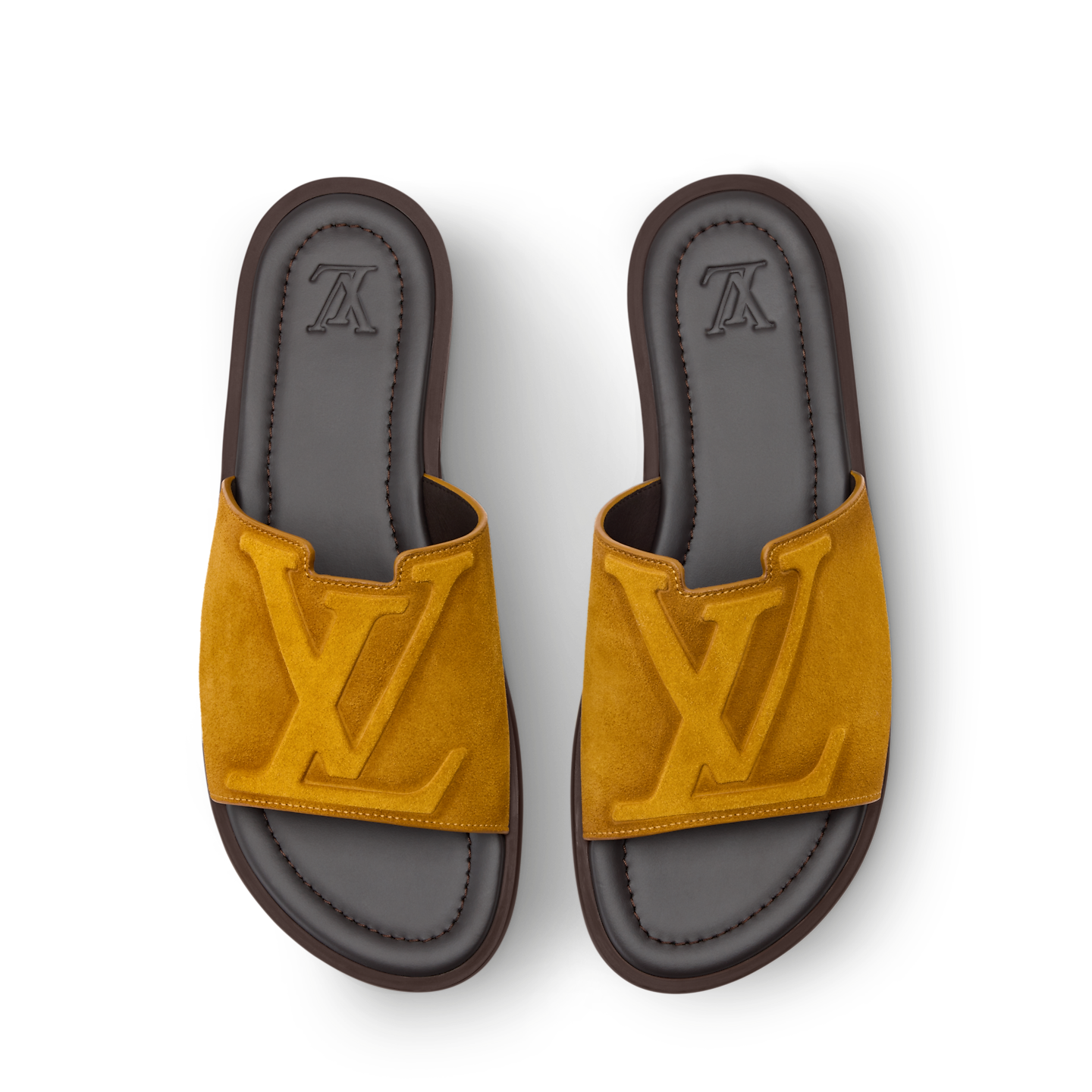  Dép Nam Louis Vuitton LV Portofino Mules 'Honey' 
