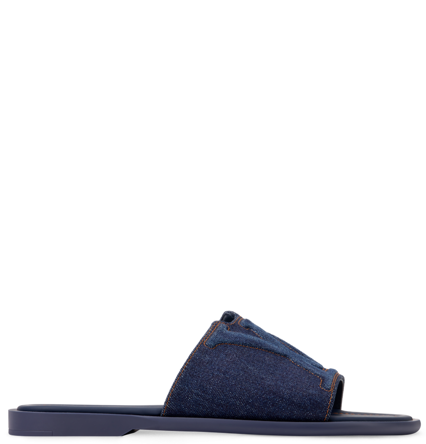  Dép Nam Louis Vuitton LV Portofino Mules 'Navy' 