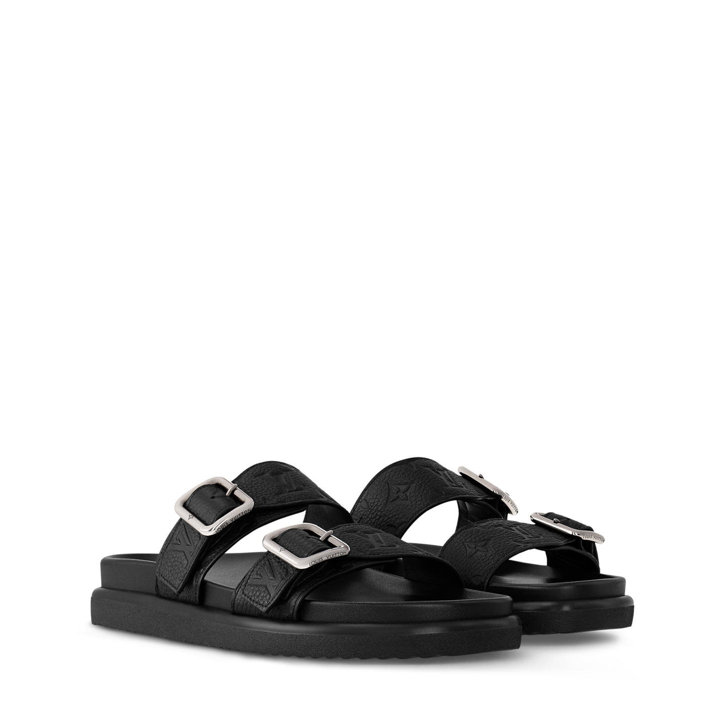  Dép Nam Louis Vuitton LV Venice Mules 'Black' 