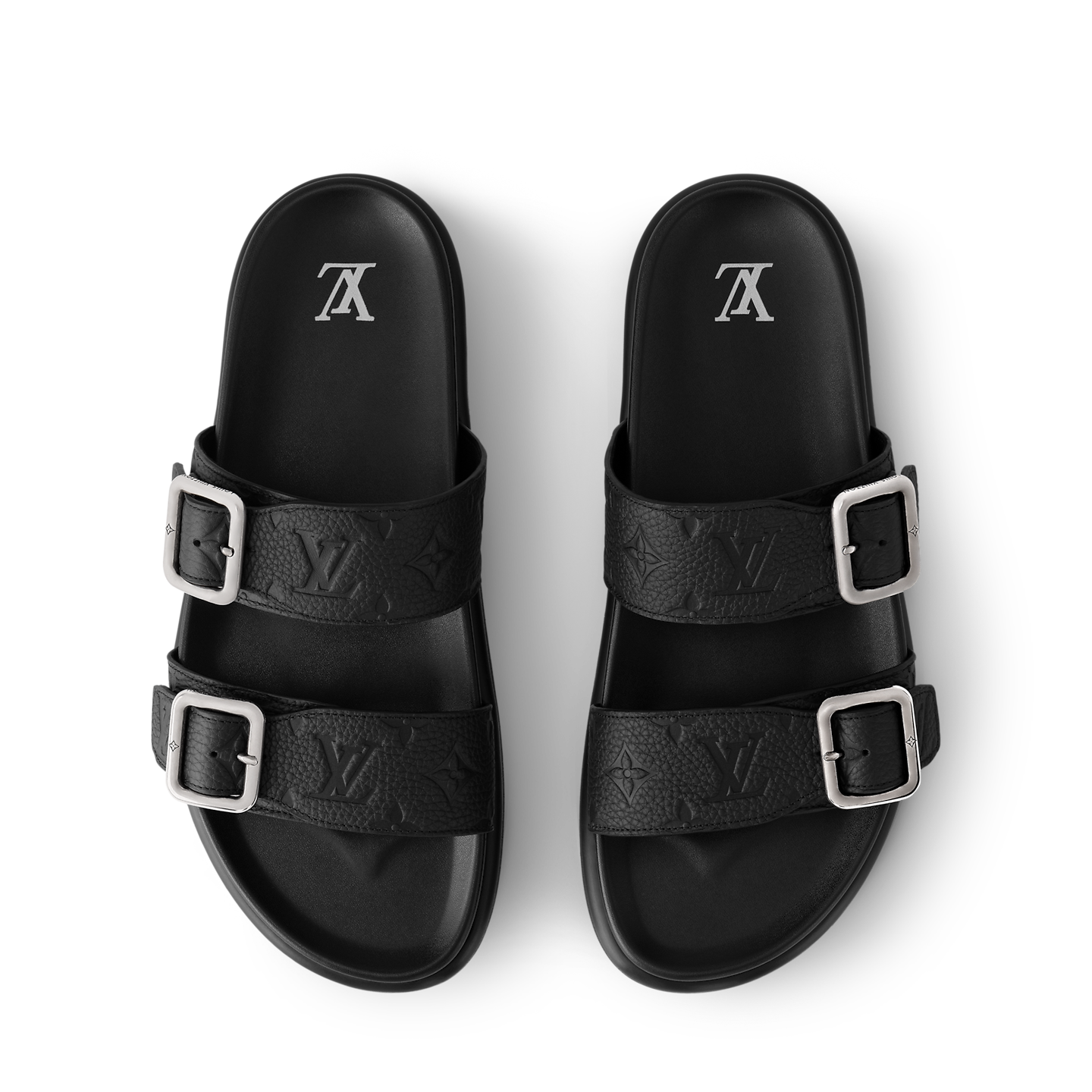  Dép Nam Louis Vuitton LV Venice Mules 'Black' 