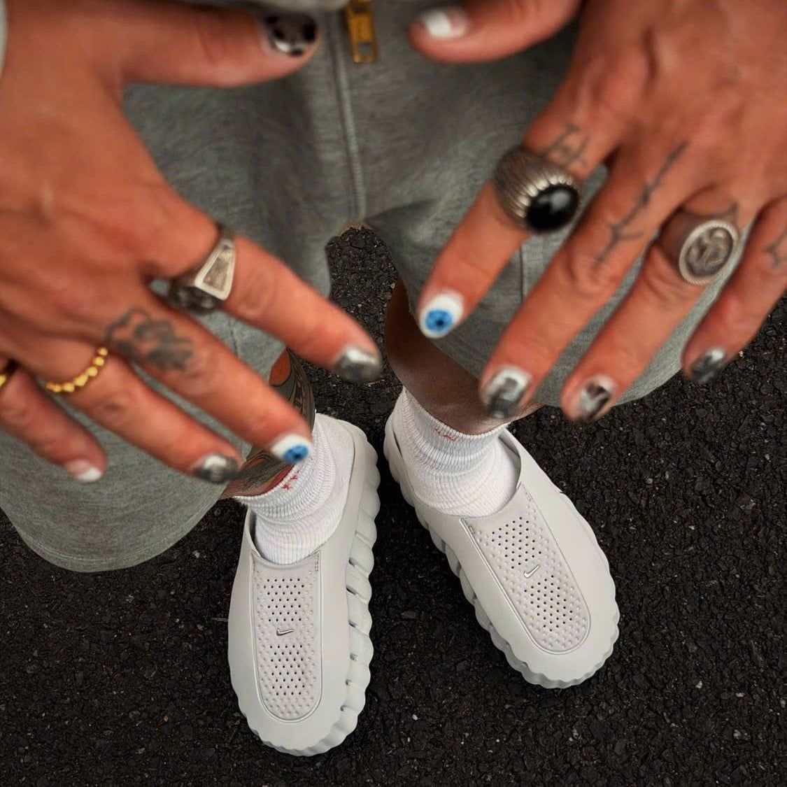  Dép Nam Nike Mind 001 Slide 'Light Smoke Grey' 