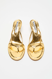  Dép Nữ Acne Kitten Heel Sandals 'Gold' 