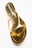  Dép Nữ Acne Kitten Heel Sandals 'Gold' 