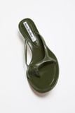  Dép Nữ Acne Kitten Heel Sandals 'Green' 