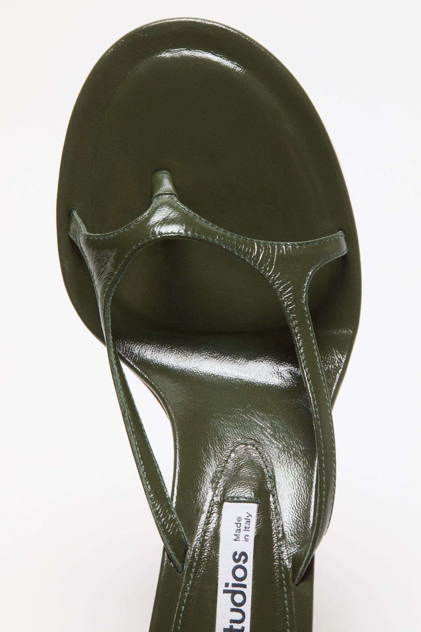  Dép Nữ Acne Kitten Heel Sandals 'Green' 