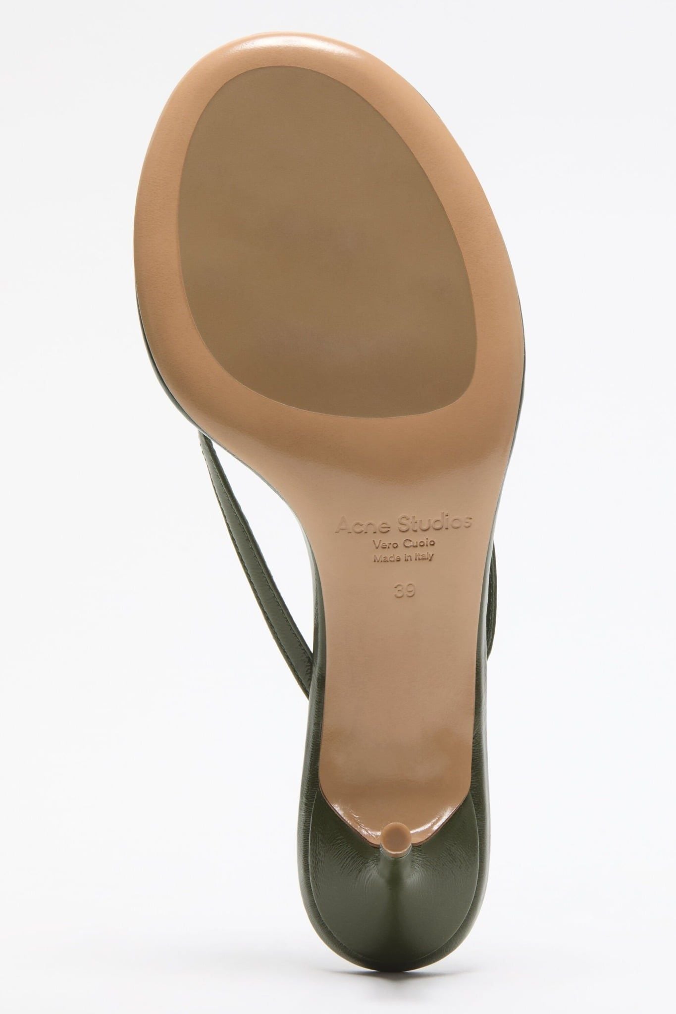  Dép Nữ Acne Kitten Heel Sandals 'Green' 
