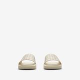  Dép Nữ Burberry Check Slides 'Sesame Beige' 