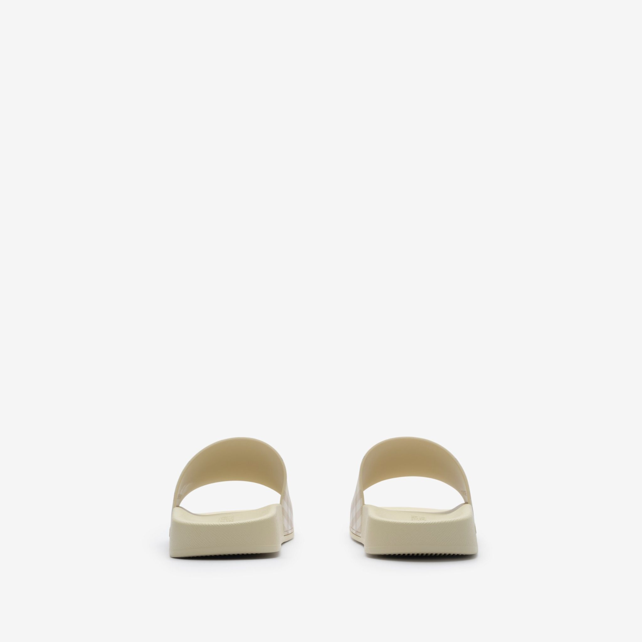  Dép Nữ Burberry Check Slides 'Sesame Beige' 