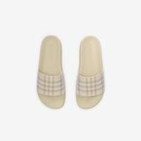  Dép Nữ Burberry Check Slides 'Sesame Beige' 
