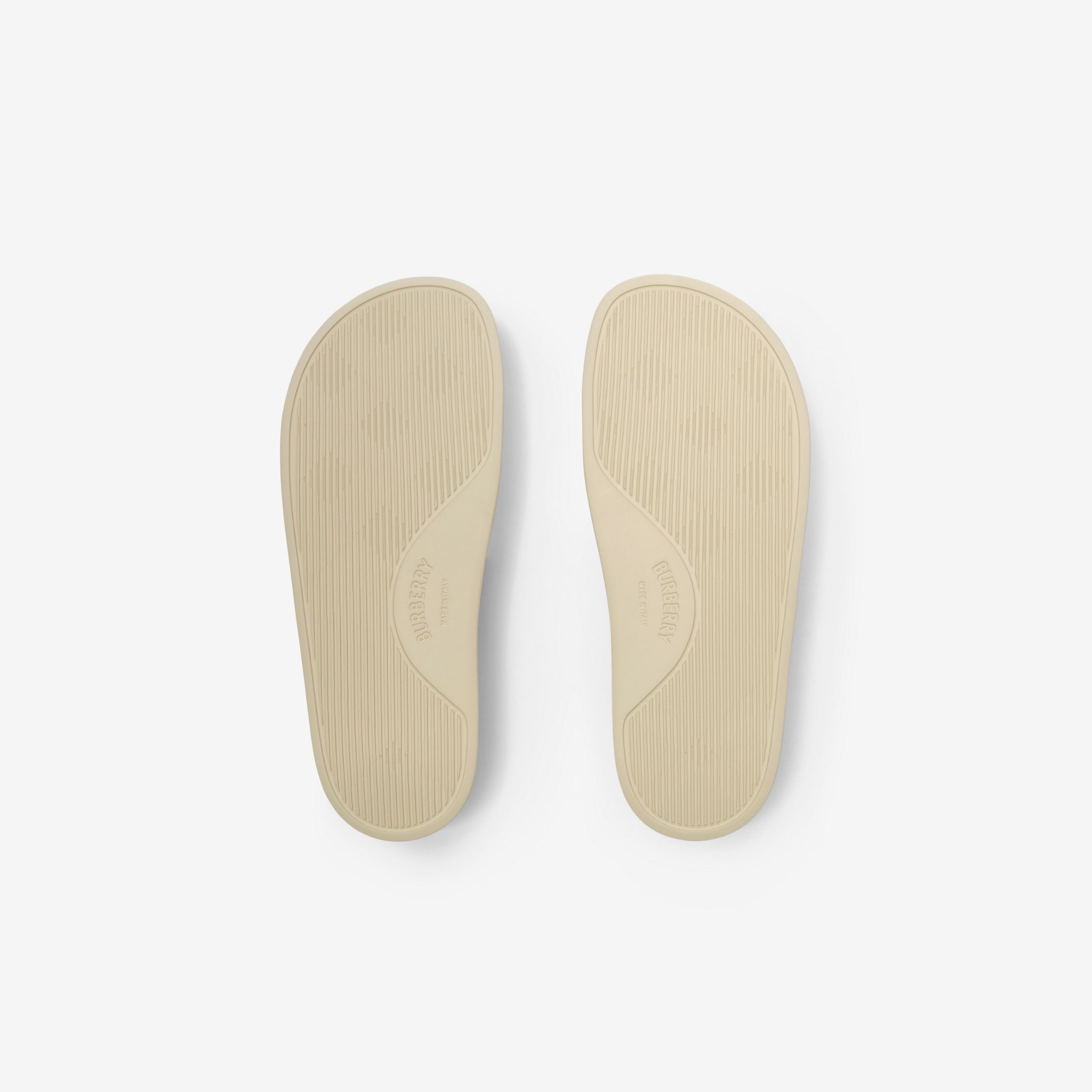  Dép Nữ Burberry Check Slides 'Sesame Beige' 