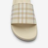  Dép Nữ Burberry Check Slides 'Sesame Beige' 