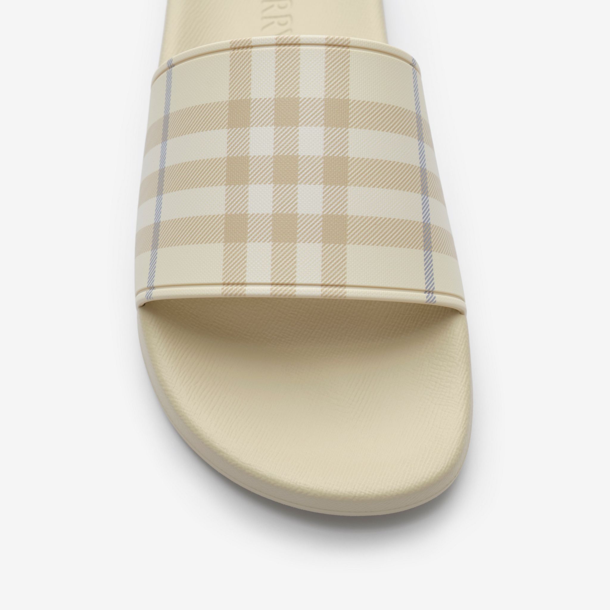  Dép Nữ Burberry Check Slides 'Sesame Beige' 