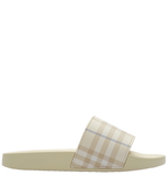 Dép Nữ Burberry Check Slides 'Sesame Beige' 