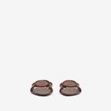  Dép Nữ Burberry Knight Stamp Slides 'Saddle Brown' 