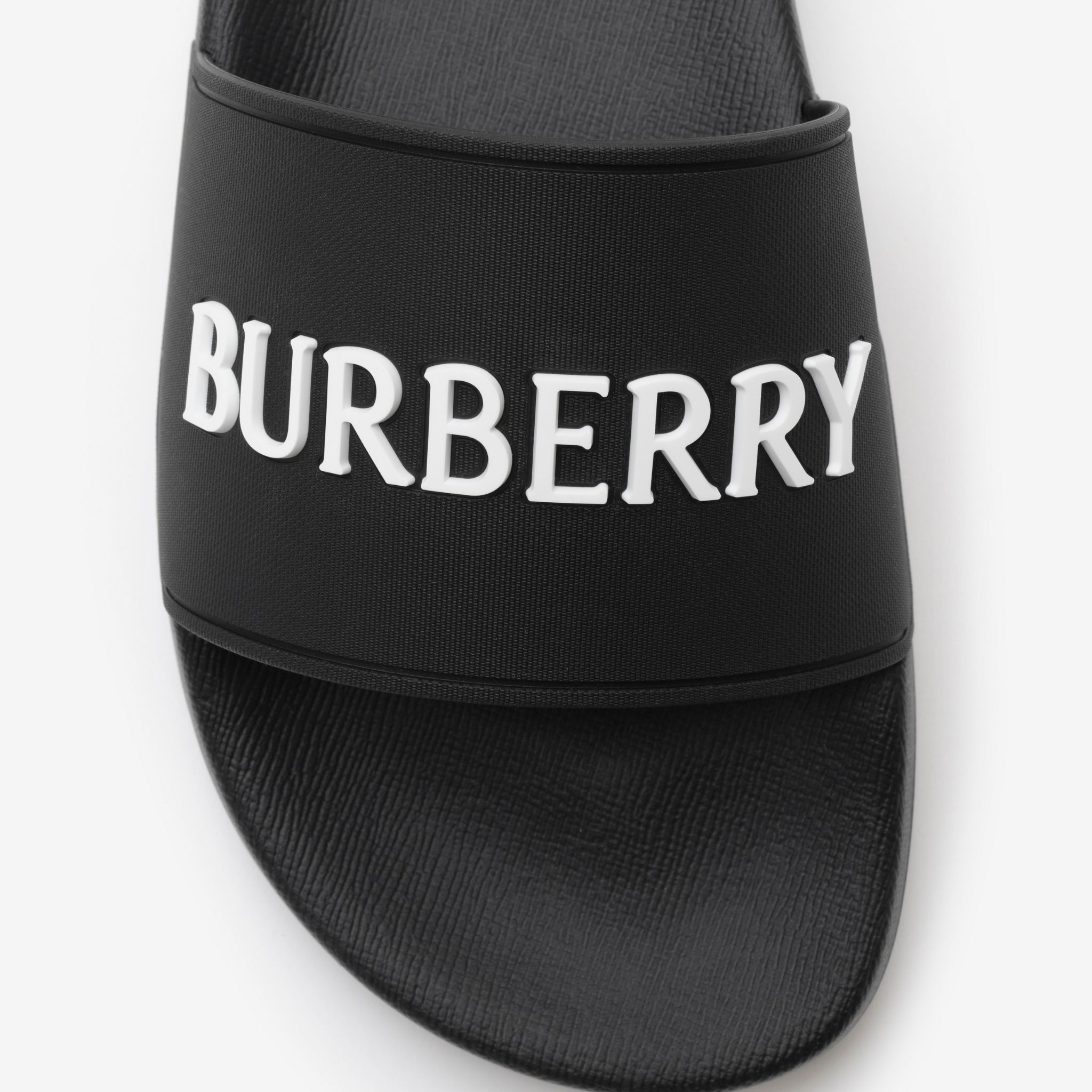  Dép Nữ Burberry Logo Slides 'Black' 