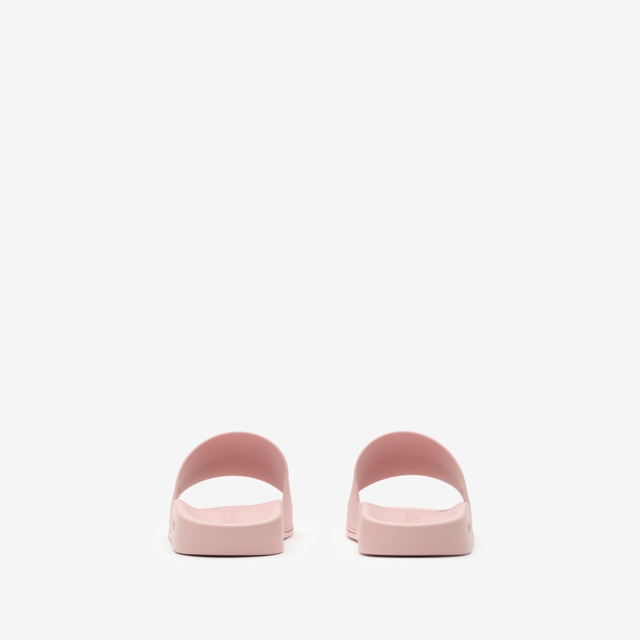  Dép Nữ Burberry Logo Slides 'Candy Pink' 