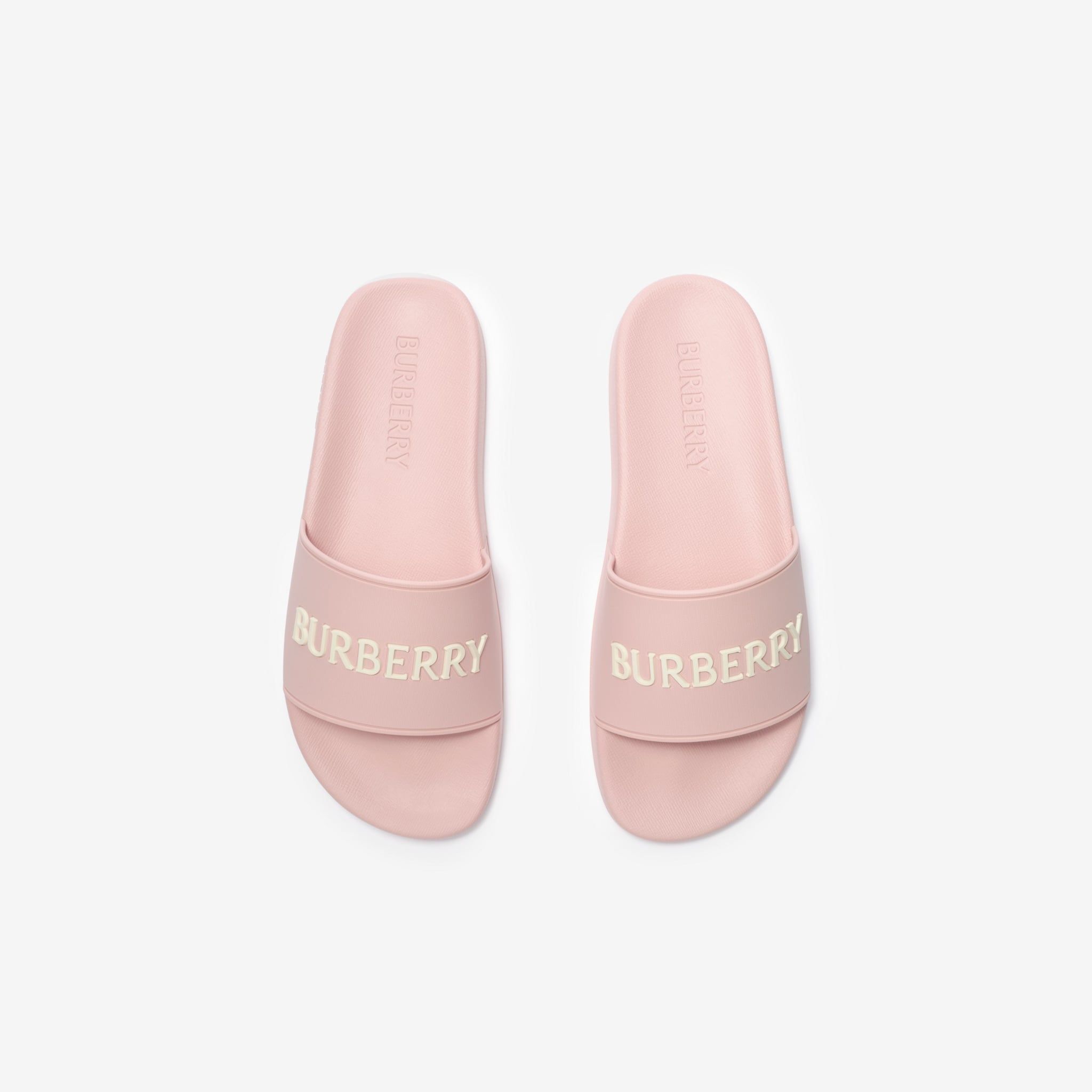  Dép Nữ Burberry Logo Slides 'Candy Pink' 