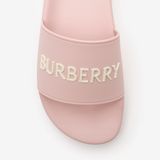  Dép Nữ Burberry Logo Slides 'Candy Pink' 